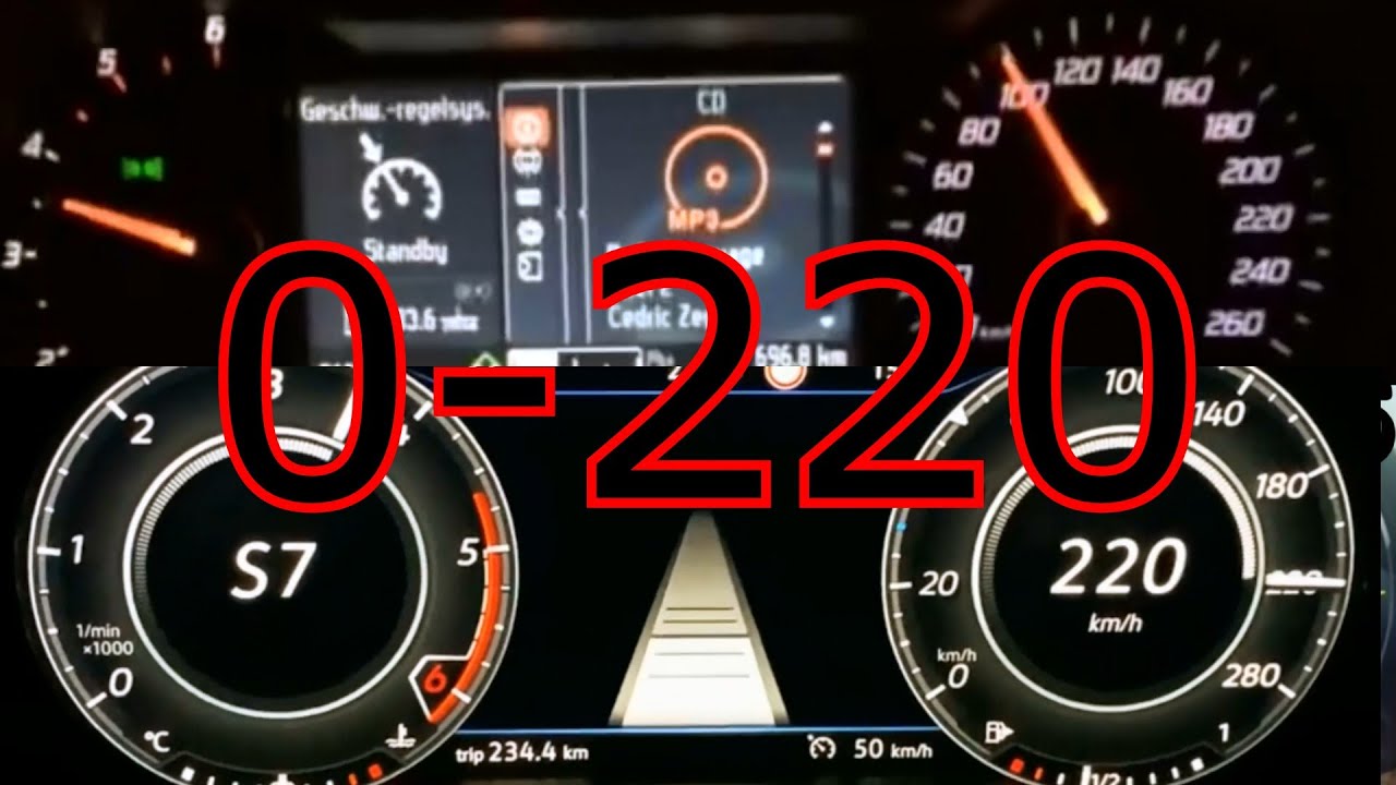 Vw Arteon 2.0 BiTDI 240 Hp 4Motion VS Ford Mondeo MK4 2.2 Tdci 200 Hp 0-220 Race acceleration