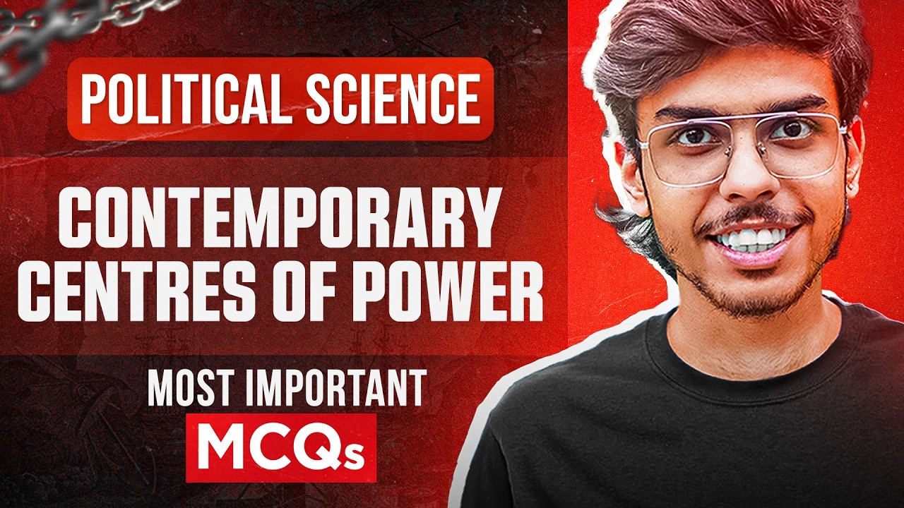 Contemporary Centres of Power Class 12 Political Science Most Important MCQs Questions Board Exams