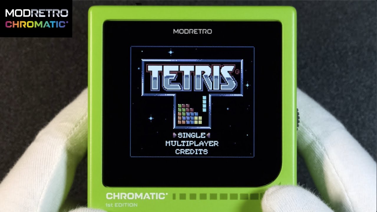 Tetris for ModRetro Chromatic Handheld Gameplay