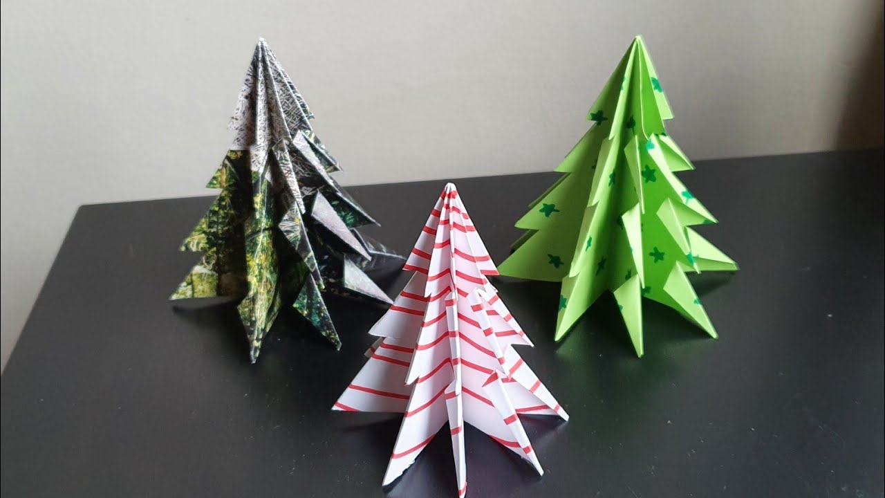 Tuto n°60: Objectif Noël - sapin en Origami