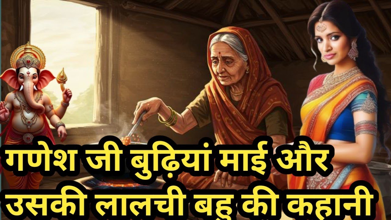जेठ माह में सुनें/गणेश जी महाराज बुढ़ियां माई और उसकी लालची बहु की कहानी/गणेश जी कीकथा@apnisanskriti1