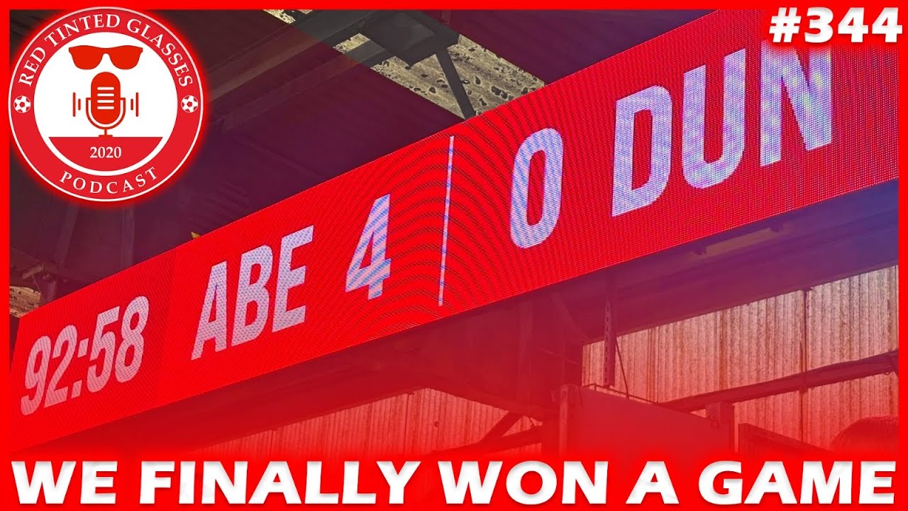 WE'VE SCORED & WON A (LEAGUE) GAME!