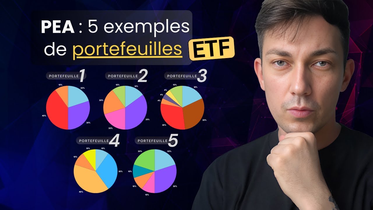 PEA : 5 exemples de portefeuille ETF (stratégie long terme)