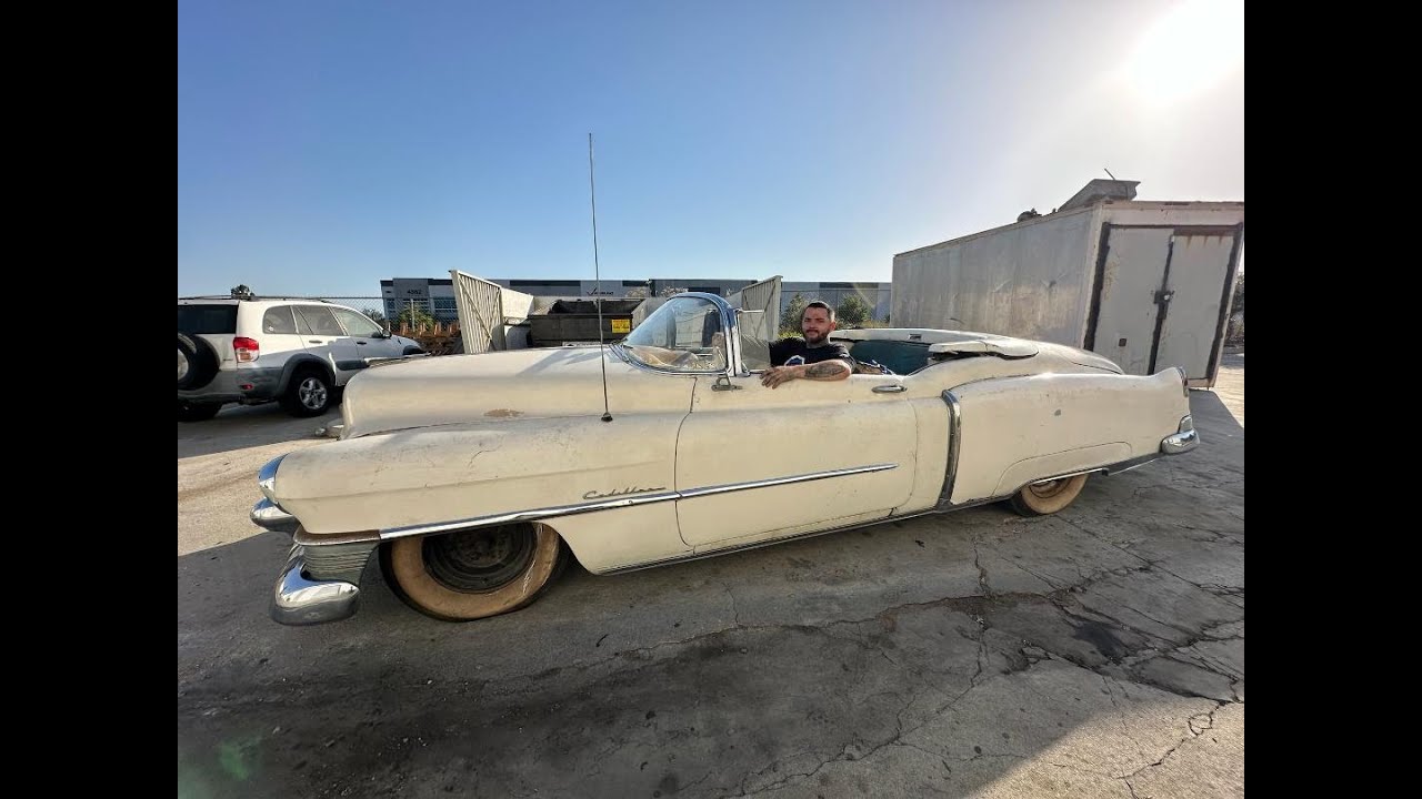 Супер-редкость! Находка из сарая Cadillac Eldorado 1953 года. Сможем ли мы его завести и поехать?