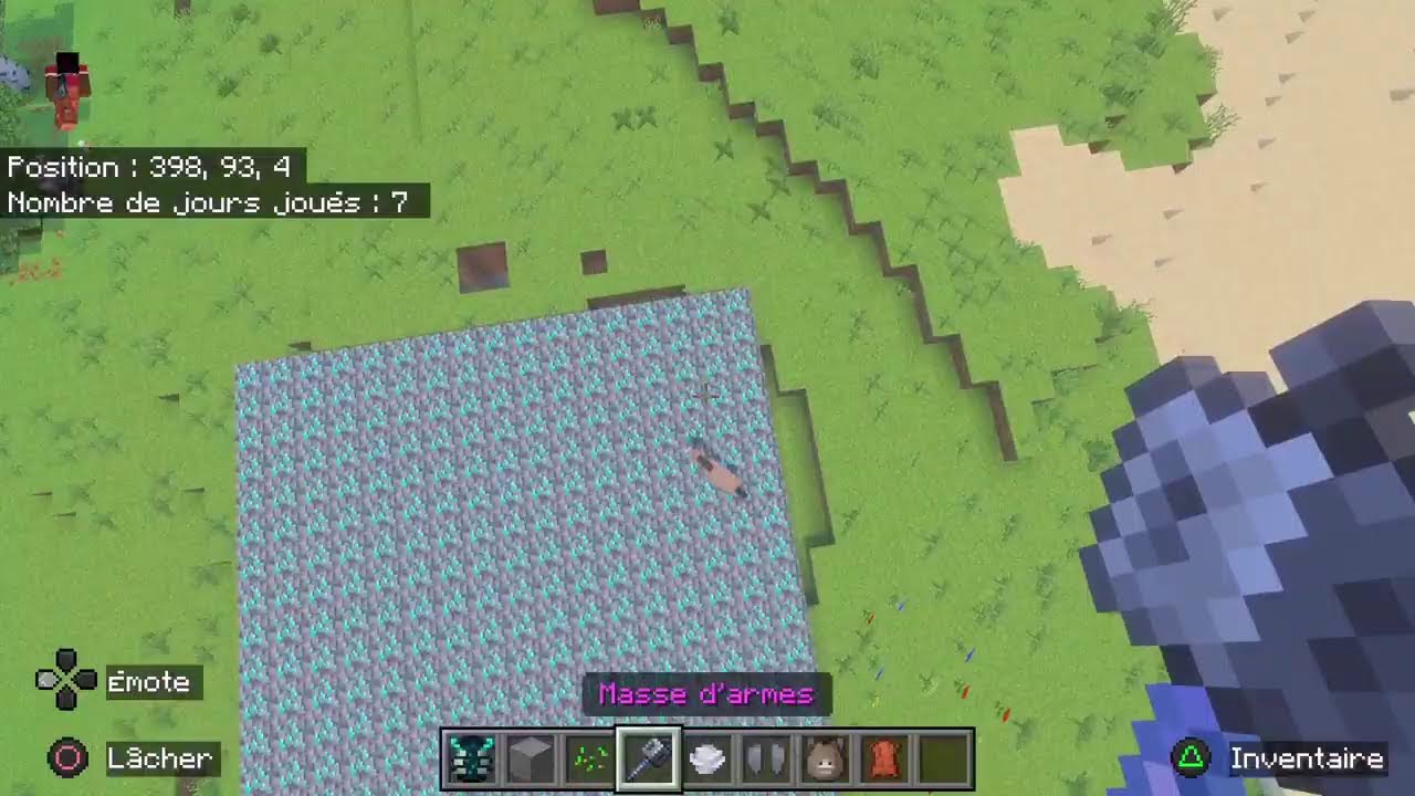 Je joue a mincaft pour le fun