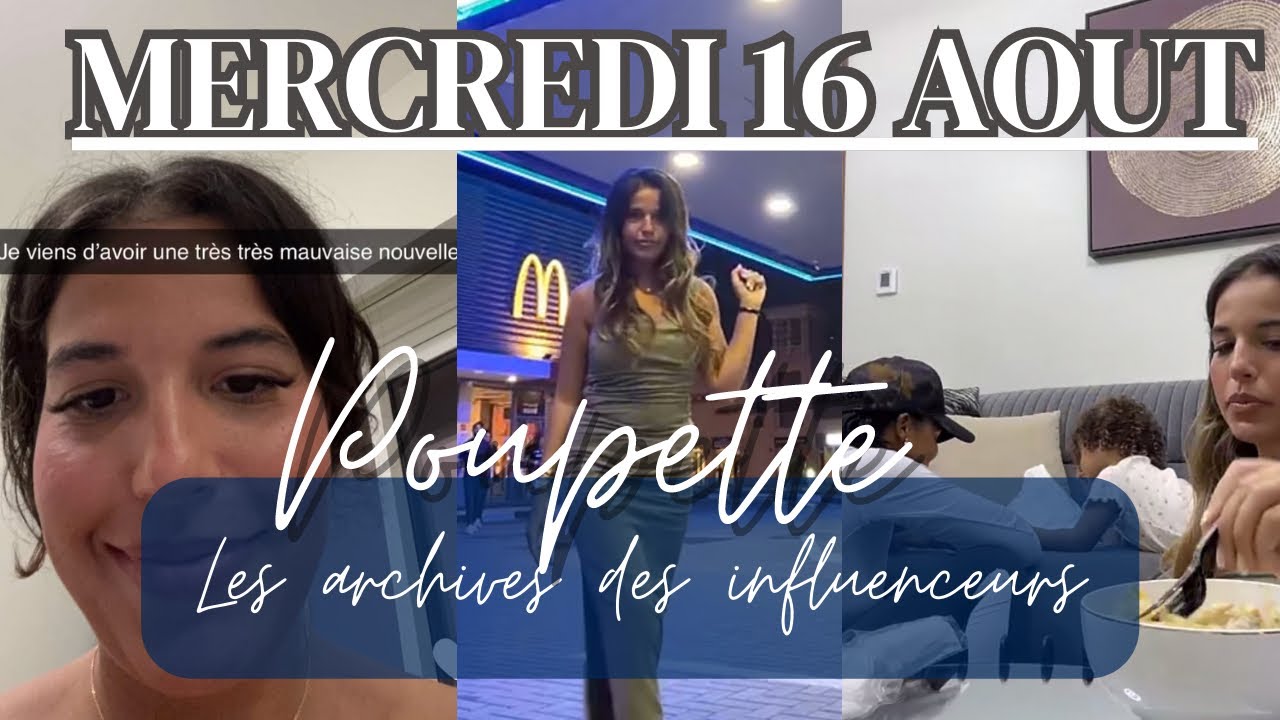 Poupette 👛 Story du mercredi 16 Août [16/08/2023]