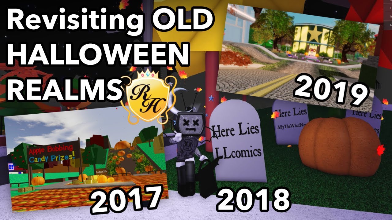 Revisiting OLD Halloween REALMS from ROYALE HIGH 🎃