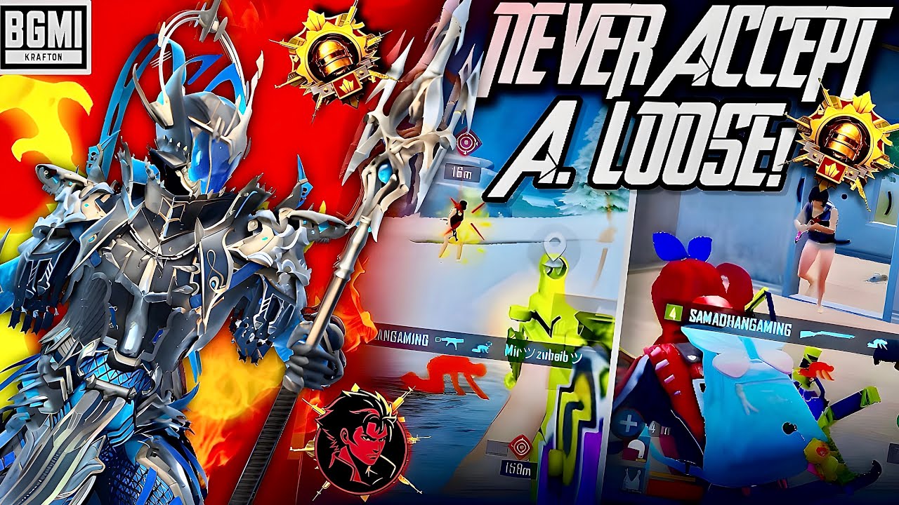 BGMI NEW UPDATE MOST AGRESIVE 1VS 4 CLUTCHES BY 