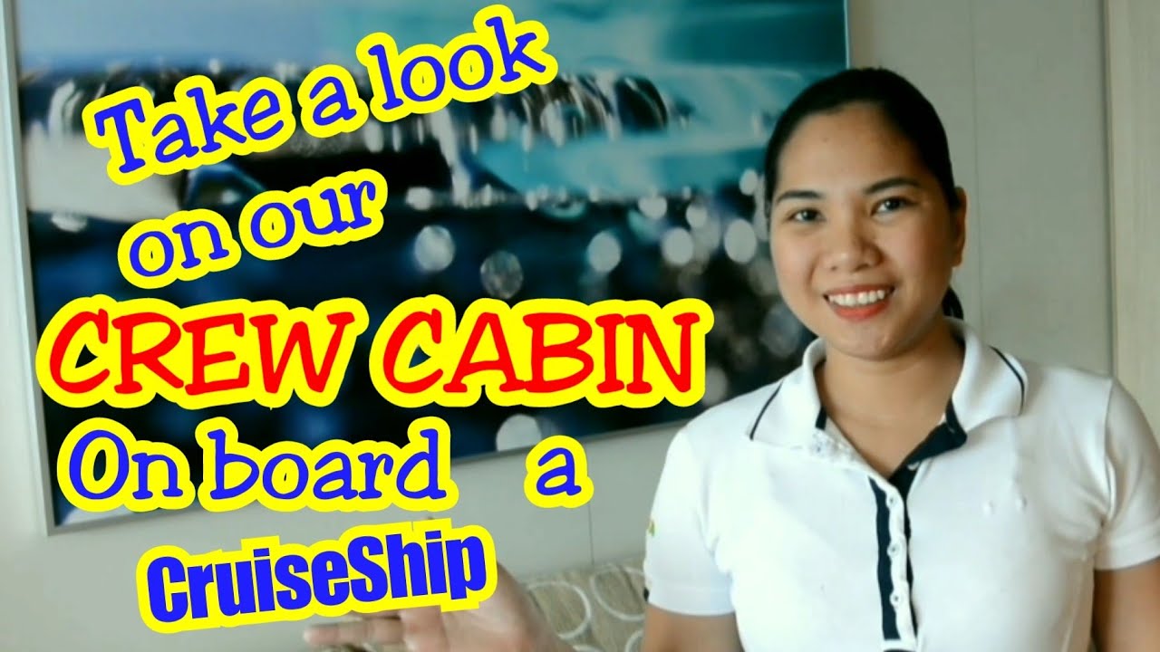 CREW CABIN TOUR on a Cruiseship English Subtitle