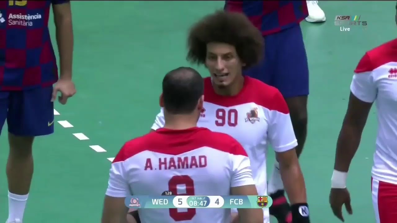 الوحدة السعودي × برشلونة الاسباني (بطولة كأس العالم للأندية لكرة اليد - الدمام 2019)
