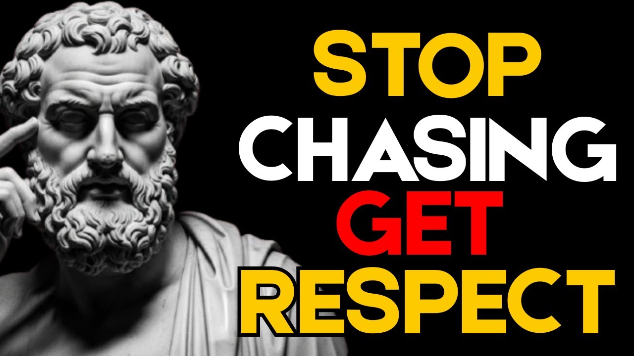 Stop Chasing Them and See How Fast People Respect You | Stoicism