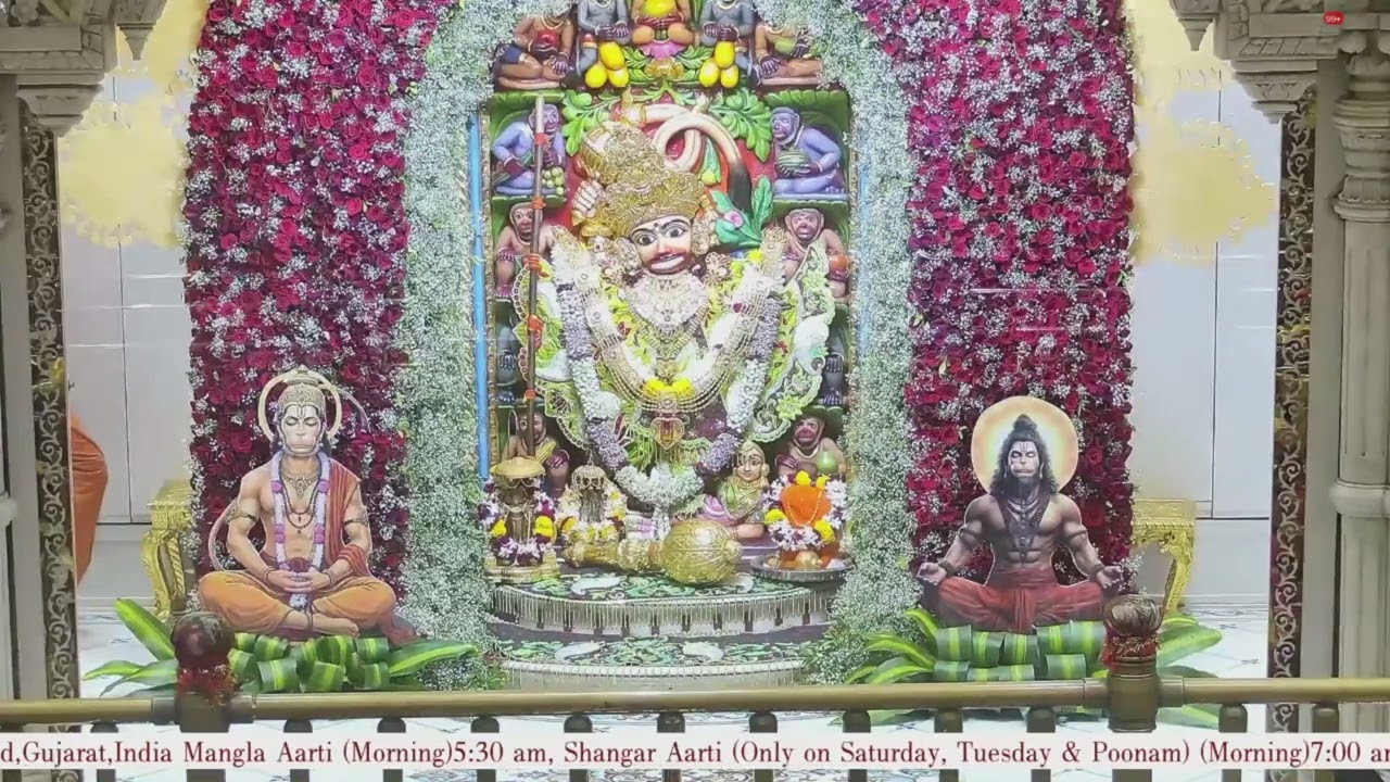 Aarti Darshan Salangpur Date 22 06 2025