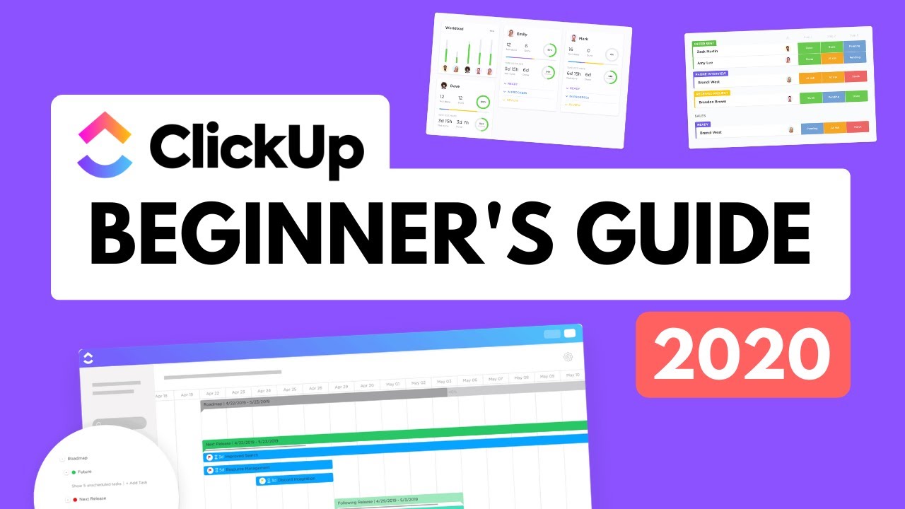 Beginner's Guide to ClickUp: Project Management (2020)
