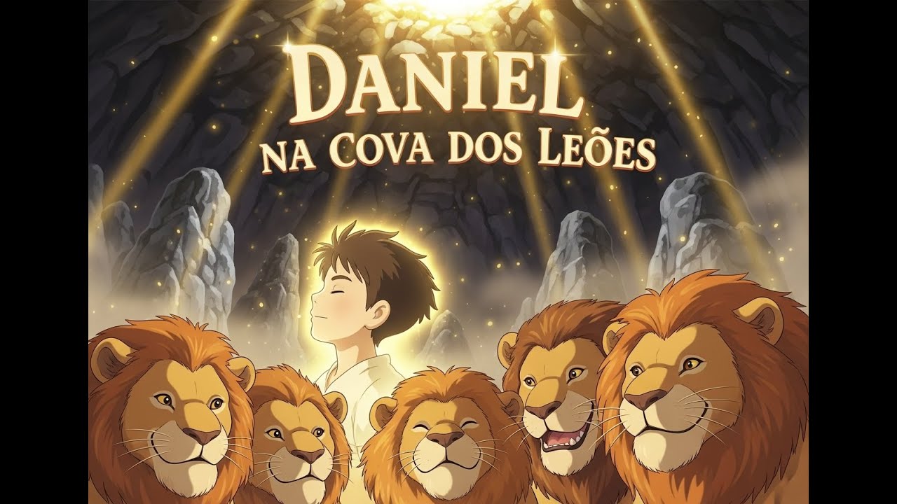 A História de Daniel 🦁✨ | Deus Protege Quem Confia Nele 💛 | História Bíblica Infantil Animada