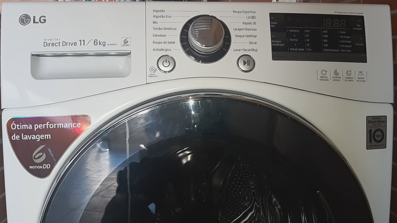 Lava e Seca LG Prime Touch 11Kg (WD11WP6) - Opnião do Dono. Vale a Pena?| Resenha/Review