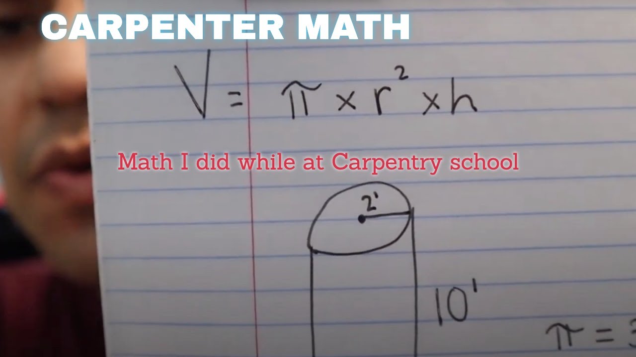 Carpentry with Chris: Carpentry math