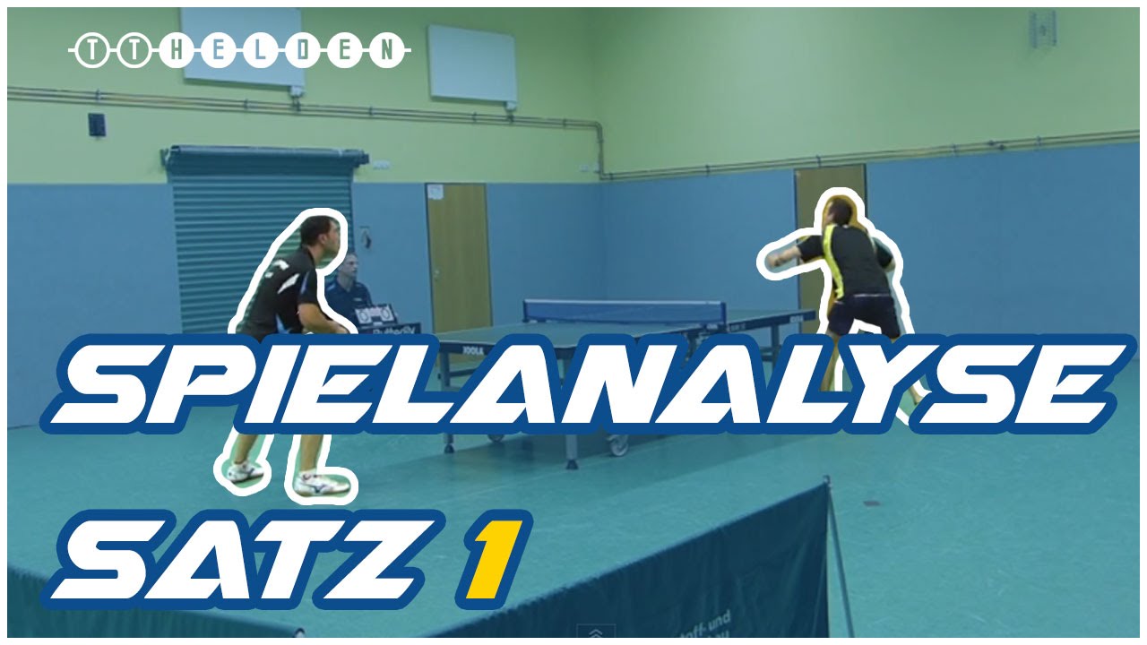 Eigene Spielanalyse Satz 1 - Gegen Abwehrer verloren - Tischtennis Helden