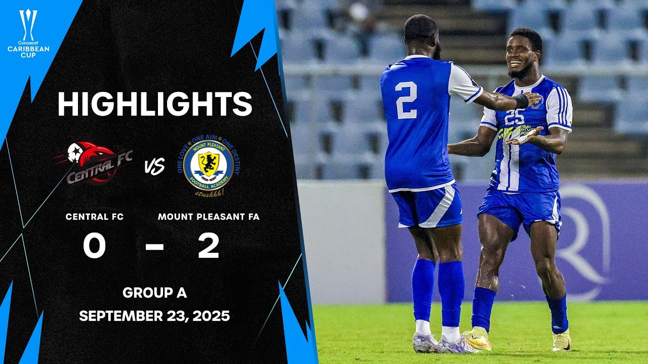 Central FC vs Mt. Pleasant | 2025 Concacaf Caribbean Cup | Group Stage