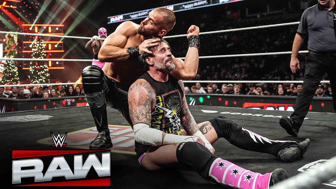 Rey Mysterio & CM Punk vs. Bronson Reed & Austin Theory: Raw highlights, 22 de Diciembre. 2025