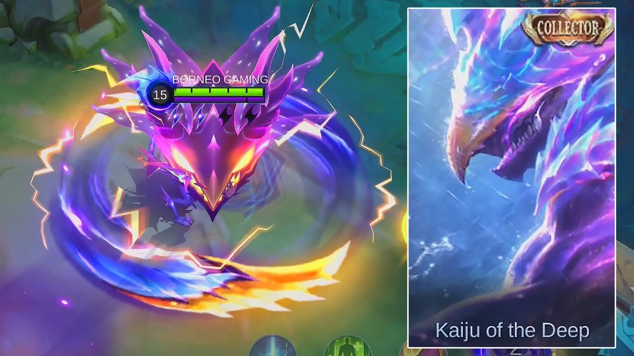 HELCURT COLLECTOR SKIN | KAIJU OF THE DEEP SKIN SPOTLIGHT - MOBILE LEGENDS