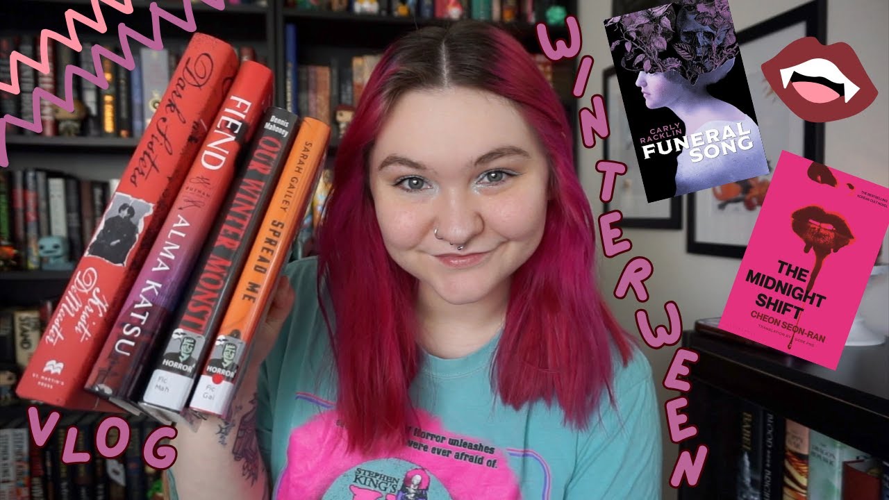 Winterween Readathon Reading Vlog // I Read 5 Horror Books!