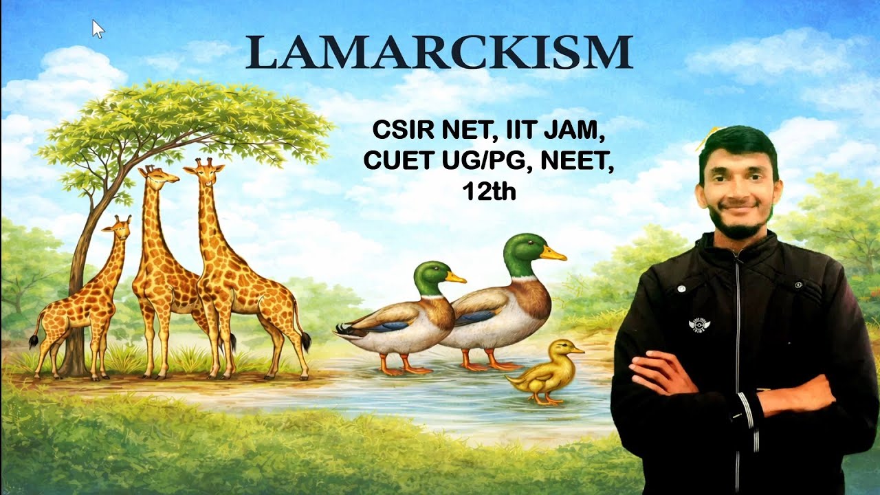 Lamarckism/Neo-Lamarckism- Evolution and Behaviour for CSIR NET Life Science, IITJAAM, CUET UG/PG.