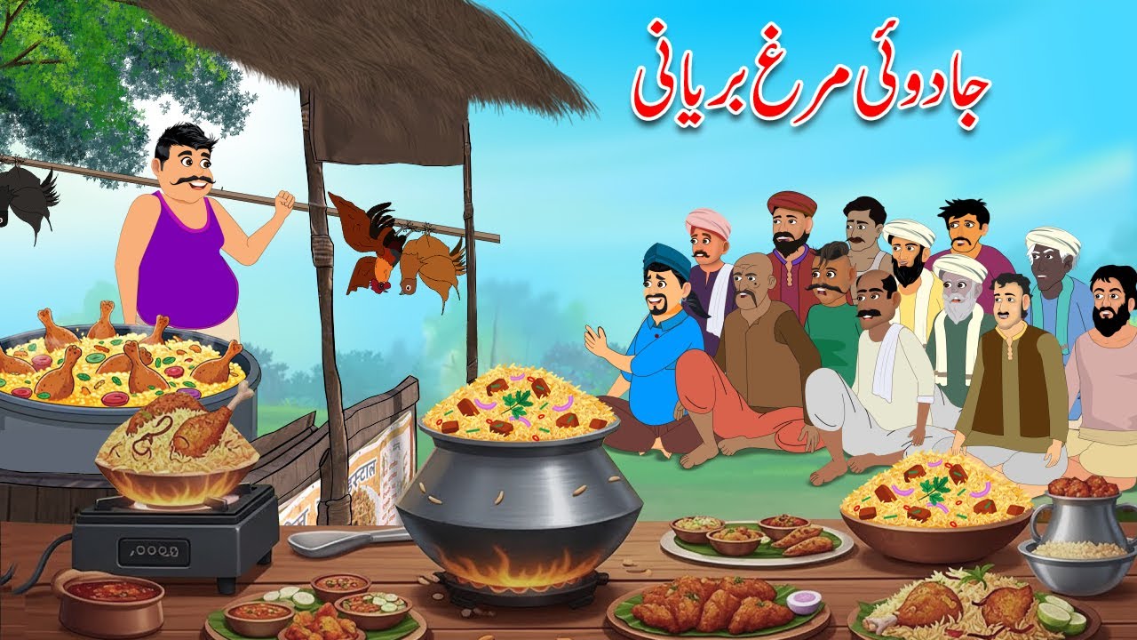 جادوئی مرغ بریانی | Jadui Murgha Biryani Ki Kahani | Urdu Moral Story