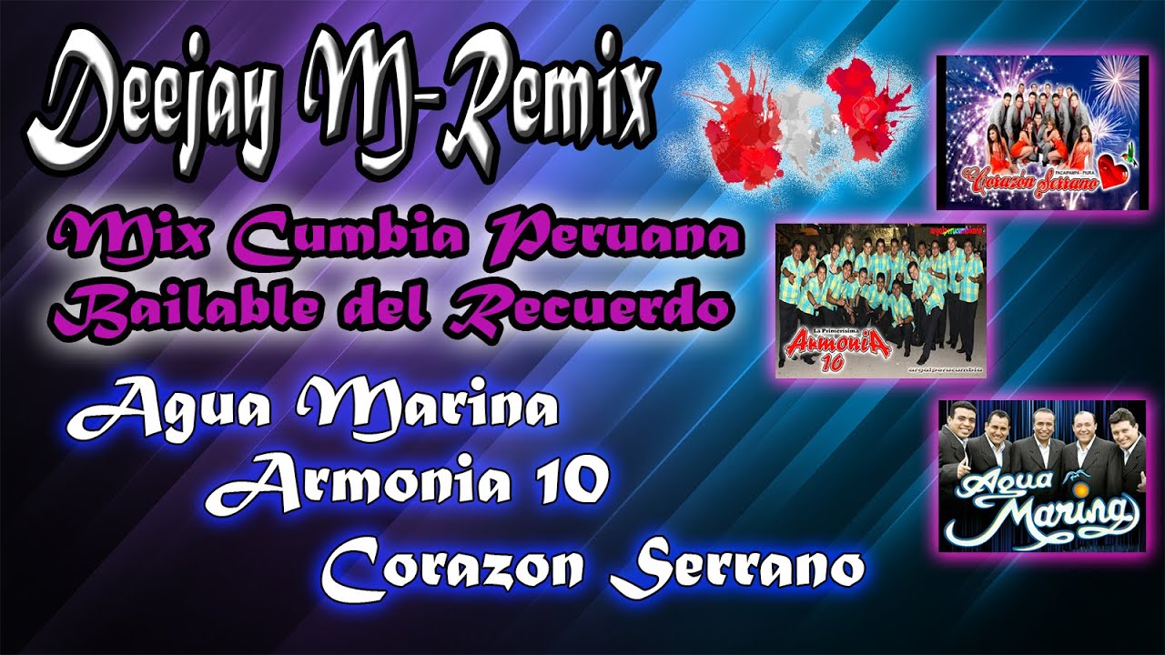 Mix Cumbia Peruana Bailable del Recuerdo  - Deejay M-Remix