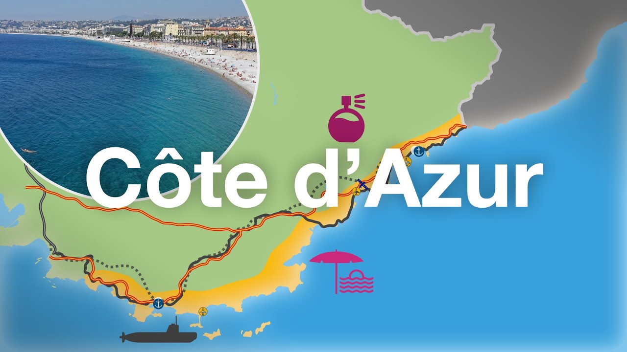 Europas goldene Küste? Die Côte d'Azur in Karten