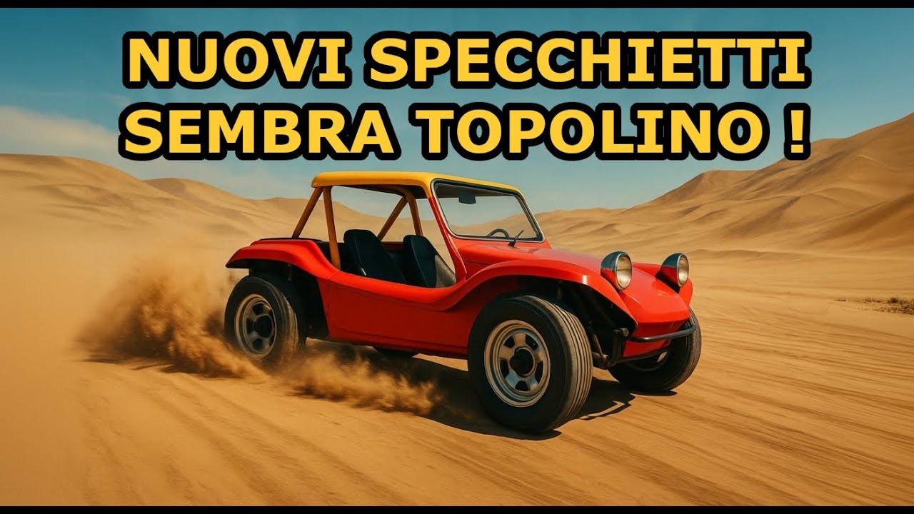 Specchietti Personalizzati per la Dune Buggy