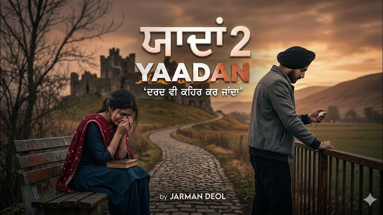 Yaddan 2 (Official Video) | Jarman Deol | Sukh Sekhon | Latest Punjabi Song 2025 | New Sad Song