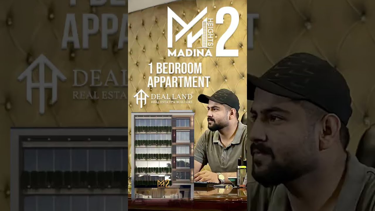🏢 1-Bedroom Apartment at Madina Heights 2, Bahria Town Lahore! 🌇✨🏡