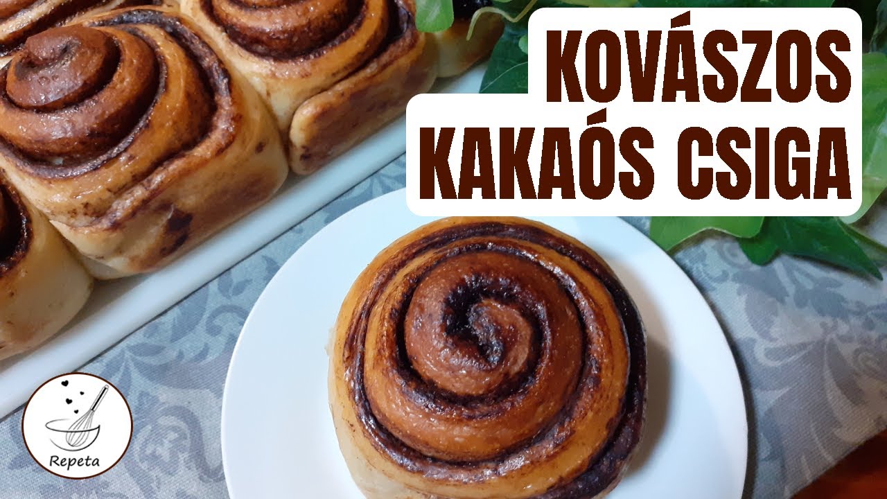 Kovászos kakaós csiga 🍫 elképesztően puha, brutál finom házi süti