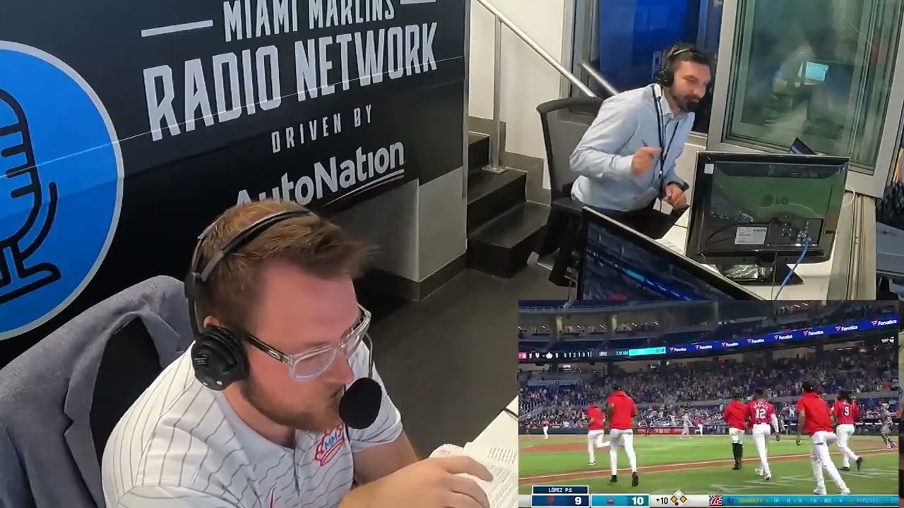 Scott Kornberg calls #Marlins walk-off in MLB debut