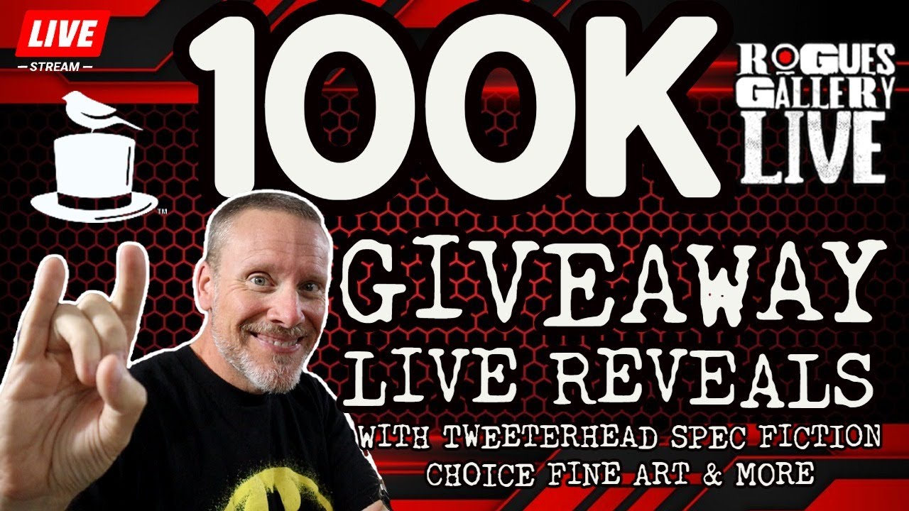 🔴 Rogues Gallery LIVE 144 100K Party | Tweeterhead Reveals & Statue Giveaway's