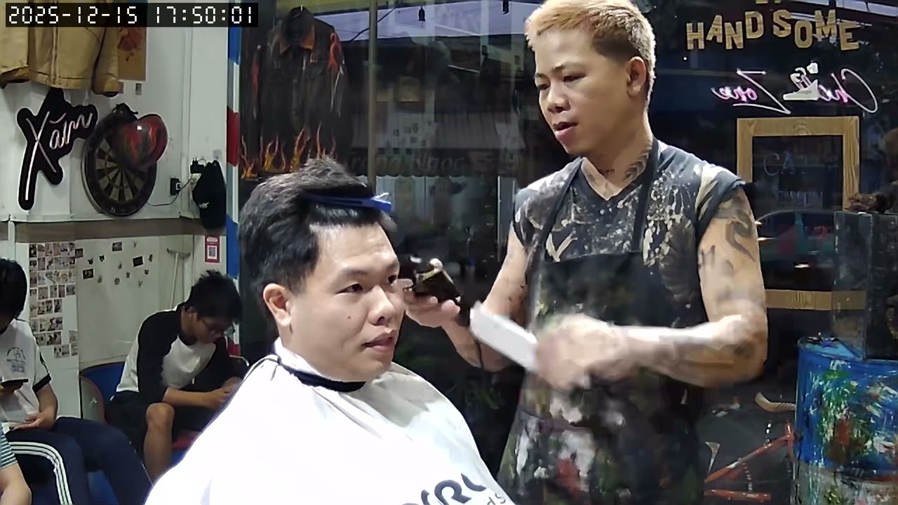 Kết quả sau 30p cắt tỉa cho vị khách nước ngoài..🙏🏻❤️‍🔥💈
