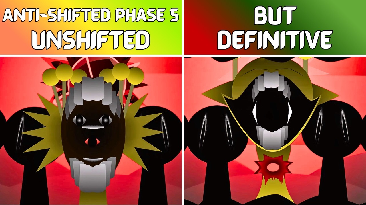 Sprunki Anti-Shifted Phase 5 Unshifted VS Anti-Shifted Unshifted Phase 5 Definitive: Who Wins?
