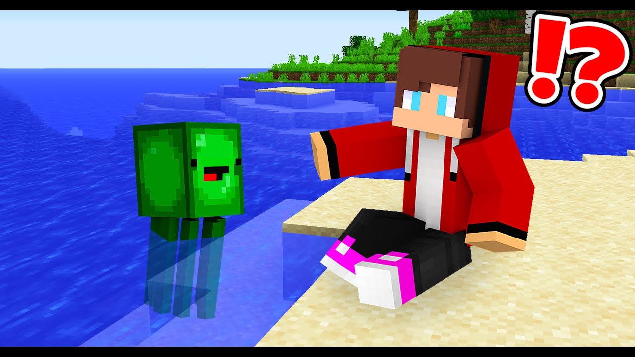 Mikey Turned into a Squid - Maizen Minecraft