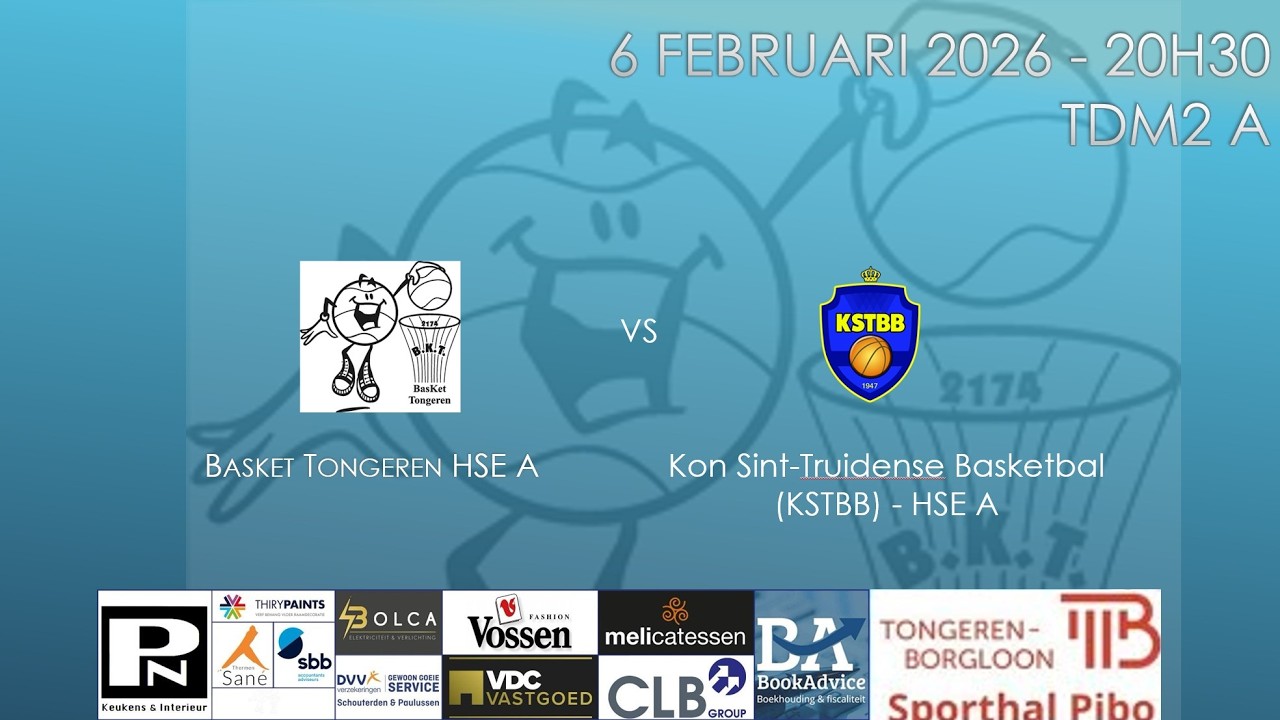 TDM2A Basket Tongeren HSE A - Kon Sint-Truiden Basket (KSTBB) HSE A