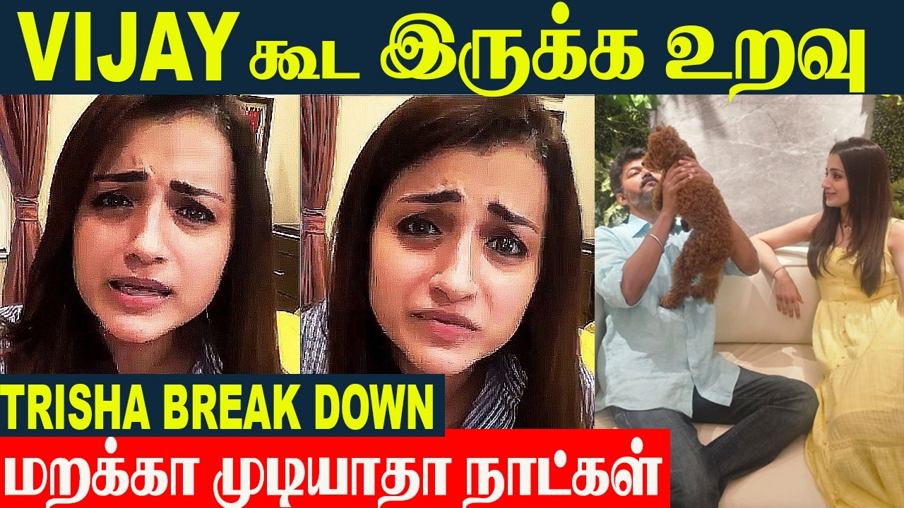 Vijay கூட இருக்க Relationship😱- Trisha Emotional Movement With Vijay?| Sangeetha Vijay Divorce Issue