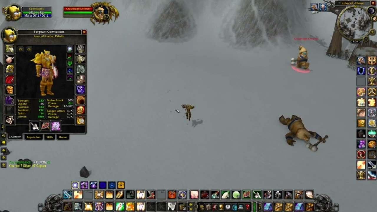 Лучшее одноручное оружие для Паладина в Classic WoW