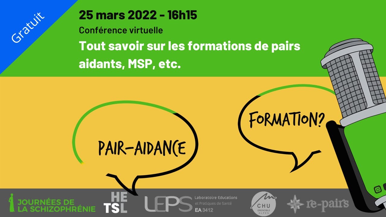 Tout savoir sur les formations de pairs aidants, MSP, etc.