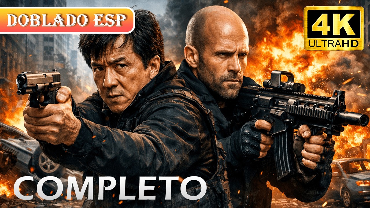 【 🎥Doblado al Españo】Jackie Chan y Jason Statham destrozan el cartel 🔫🔥