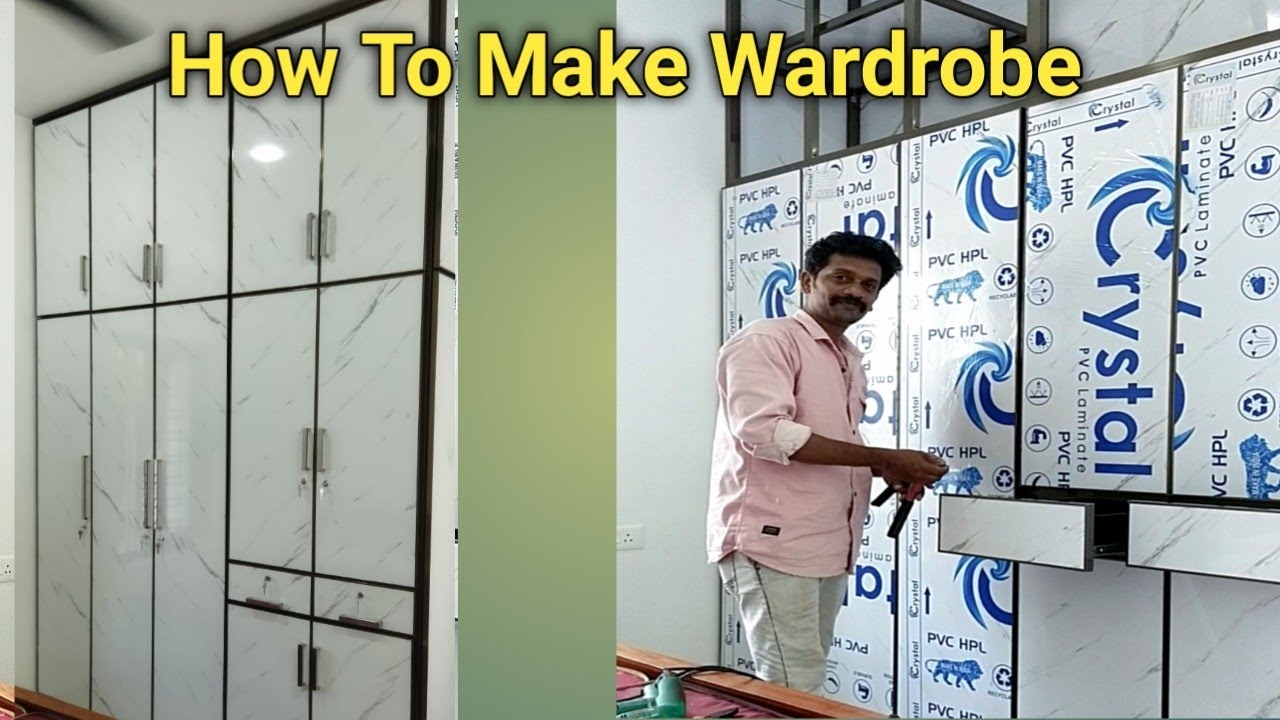 aluminium wardrobe making video
