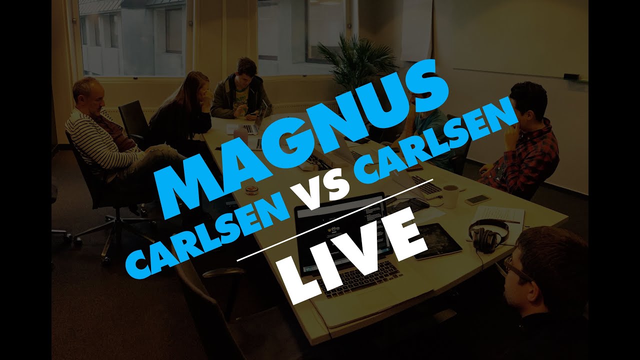 Magnus Carlsen vs. Play Magnus Age 11& 12 - Live Stream from MobCrush 11/11/15