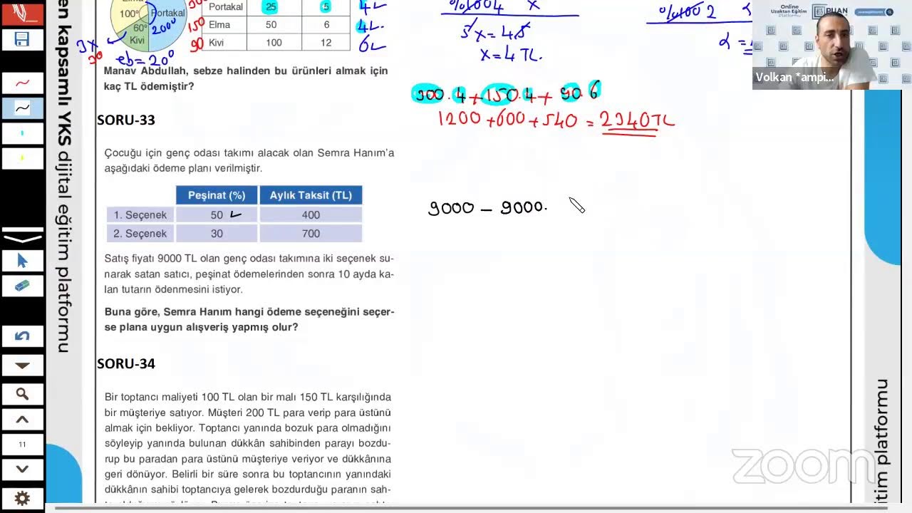 24.08.2023 - Volkan Şampiyon - TYT Matematik - ÖSYM’nin Gizli Taktikleri 2024 YKS Yaz Kampı