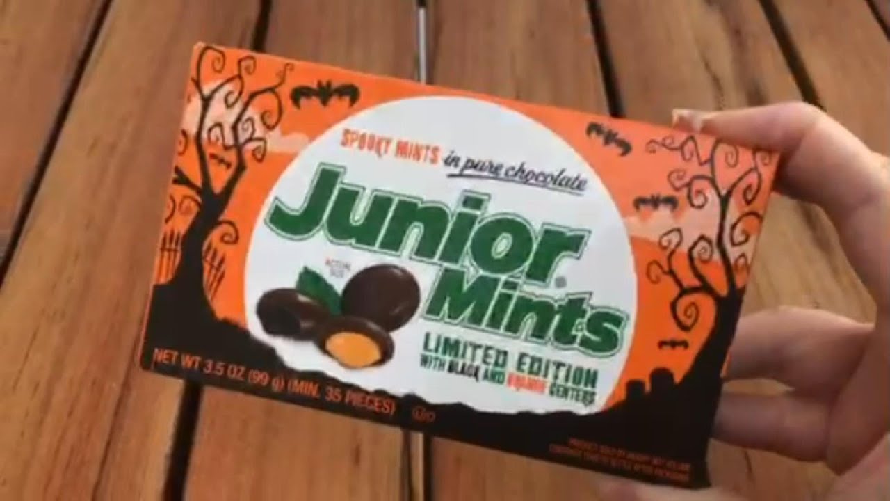 Junior Mints Candy Limited Edition Black & Orange Centers #shorts