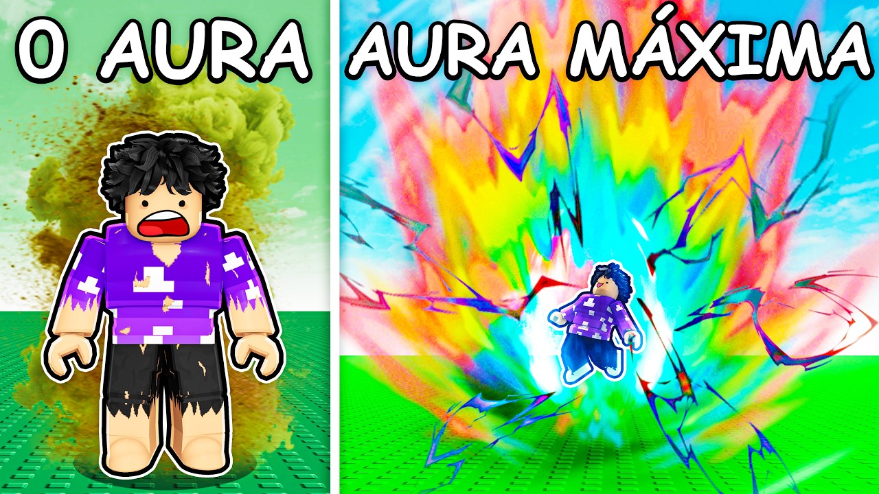 Fui de NOOB at&eacute; AURA M&Aacute;XIMA no ASCENS&Atilde;O DE AURA Roblox