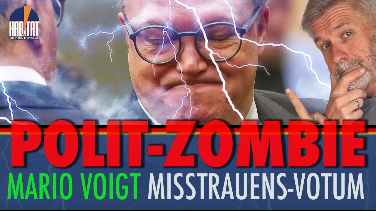 SCHOCKIERENDES MISSTRAUENSVOTUM rund um POLITIK-ZOMBIE Mario Voigt - Bj&ouml;rn H&ouml;cke und das Ergebnis