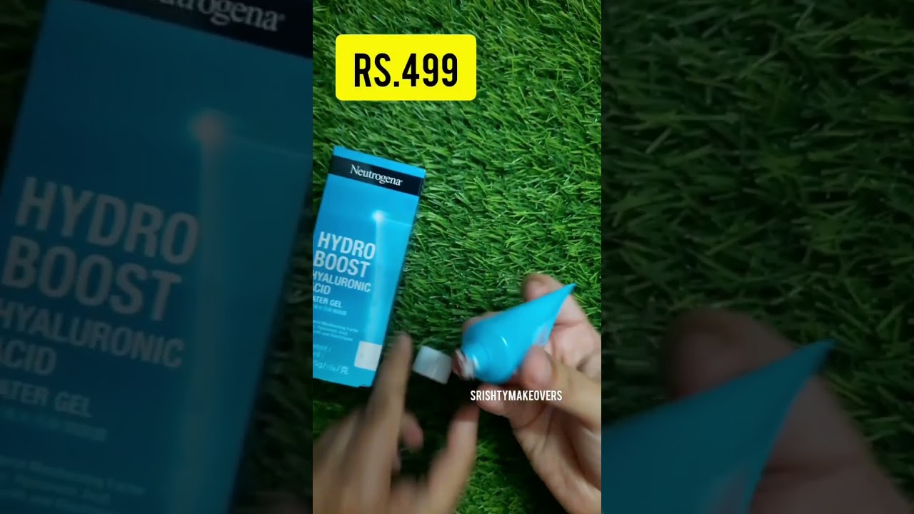 Neutrogena Hydro Boost Water Gel Face Moisturizer #shorts #skincare #neutrogena #nykaa #moisturizer